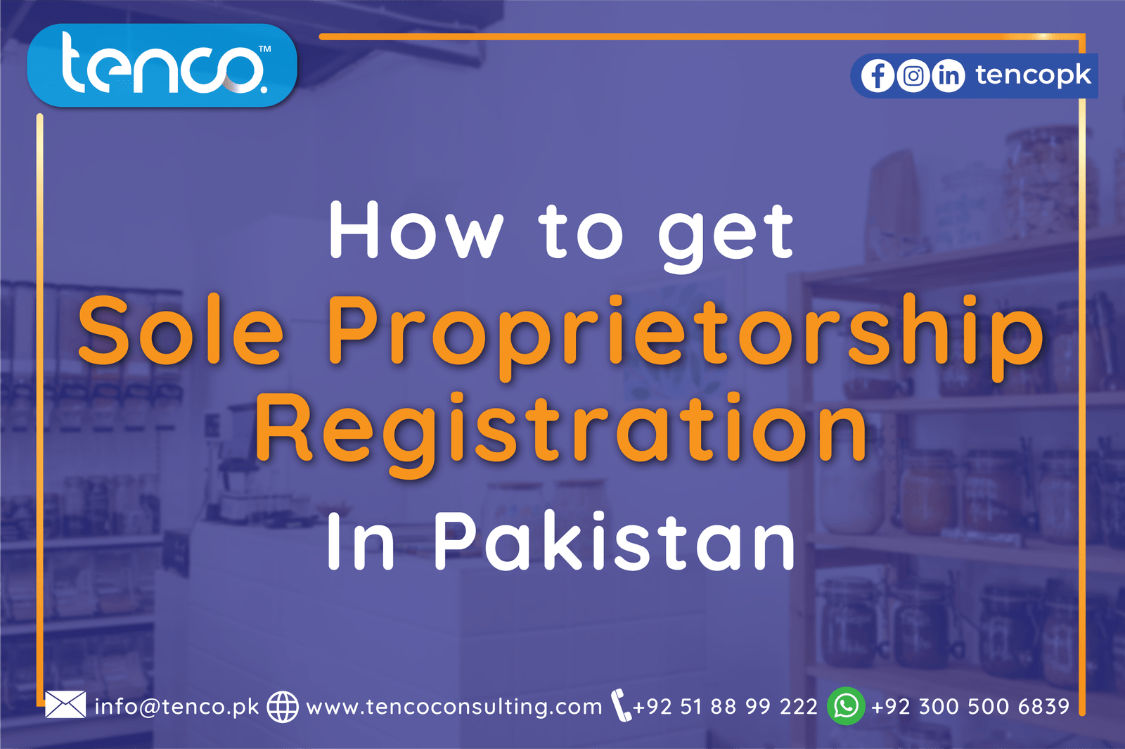 Sole Proprietor Registration